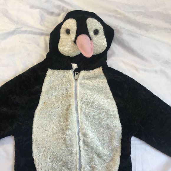 Kids Girls Size 4/5 Plush Cute Penguin Animal Bird Fancy Dress Costume Unisex - Picture 2 of 10